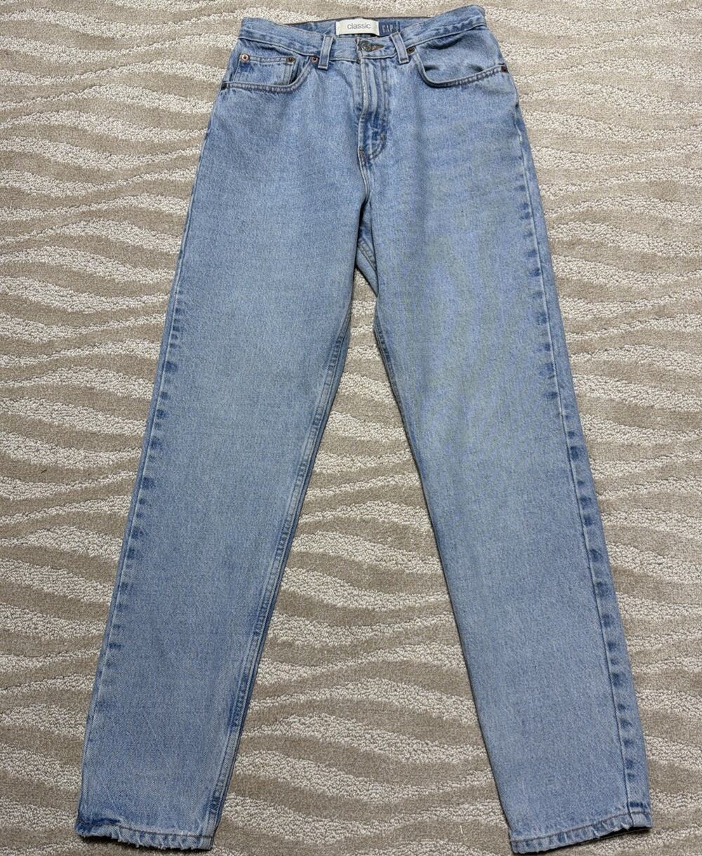 Vintage Y2K GAP Jeans Women's Classic Fit Size 6 Tapered 27x31